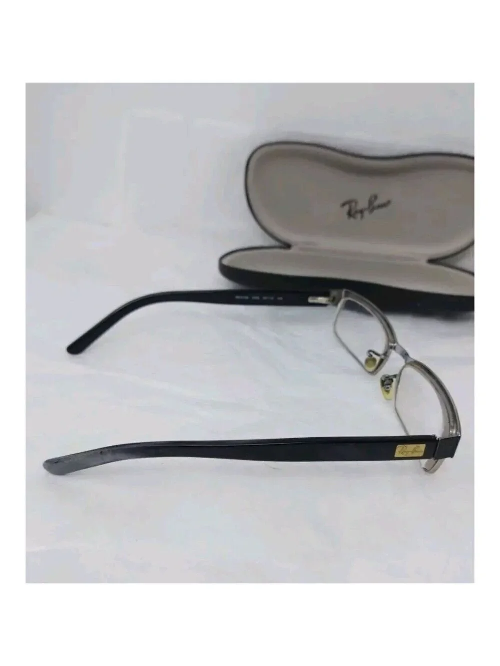 Ray Ban RB 6169 2502 Square Gunmetal Black Eyeglasses Frame 52-16-140 w/Case